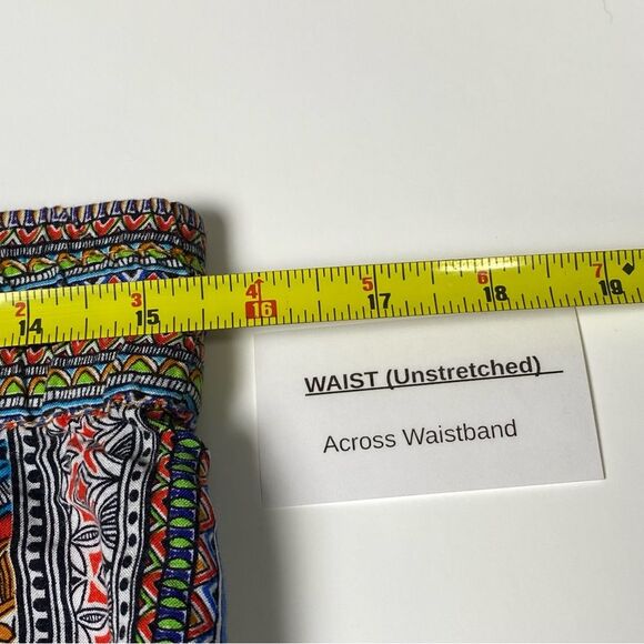 Cynthia Rowley 100% Rayon Boho Hippie Casual Moroccan Pants Women's Size M - Picture 7 of 8